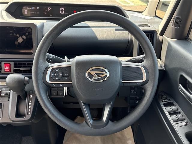 タント Ｘ　届出済未使用車　禁煙車　衝突軽減Ｂ　ＬＥＤヘッドライト　スマートキー　プッシュスタート　アイドリングストップ　左パワースライドドア　ステアリングスイッチ　前席シートヒーター　電子パーキング（6枚目）