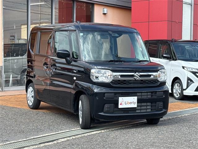 スペーシア ハイブリッドG 両側スライドドア クリアランスソナー レーンアシスト 衝突被害軽減システム LEDヘッドランプ スマートキー アイドリングストップ 電動格納ミラー ベンチシート CVT 盗難防止システム ABS(16枚目)