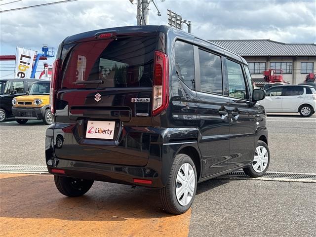 スペーシア ハイブリッドG 両側スライドドア クリアランスソナー レーンアシスト 衝突被害軽減システム LEDヘッドランプ スマートキー アイドリングストップ 電動格納ミラー ベンチシート CVT 盗難防止システム ABS(20枚目)