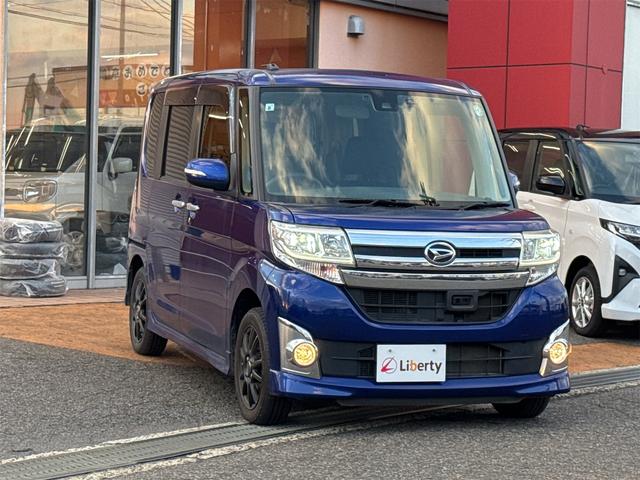 タント カスタムＸ　ＳＡＩＩ　ＥＴＣ　バックカメラ　両側スライド・片側電動　ナビ　ＴＶ　クリアランスソナー　衝突被害軽減システム　スマートキー　アイドリングストップ　電動格納ミラー　ベンチシート　ＣＶＴ（18枚目）