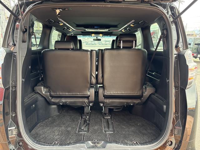 ヴェルファイア ２．５Ｚ　Ａエディション　ゴールデンアイズ　バックカメラ　ＴＶ　クリアランスソナー　オートクルーズコントロール　両側電動スライドドア　ＬＥＤヘッドランプ　サンルーフ　電動リアゲート　スマートキー　電動格納ミラー　後席モニター　３列シート　ＣＶＴ（24枚目）