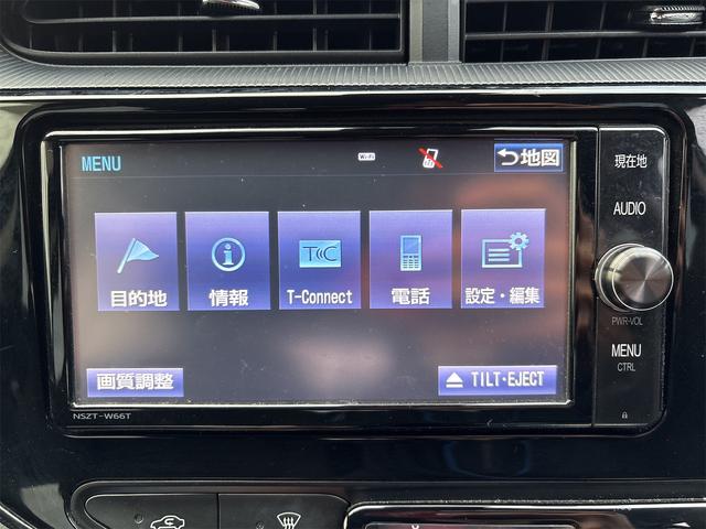 アクア Ｓ　バックカメラ　ナビ　レーンアシスト　衝突被害軽減システム　オートマチックハイビーム　スマートキー　アイドリングストップ　電動格納ミラー　ＣＶＴ　盗難防止システム　衝突安全ボディ　ＡＢＳ　ＥＳＣ（7枚目）