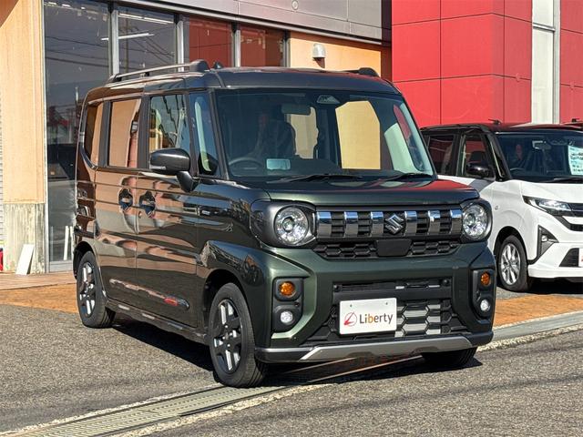 スペーシアギア ハイブリッドＸＺ　両側電動スライドドア　オートクルーズコントロール　オートライト　スマートキー　アイドリングストップ　電動格納ミラー　シートヒーター　ベンチシート　ＣＶＴ　ＡＢＳ　ＥＳＣ　ルーフレール　アルミホイール（18枚目）