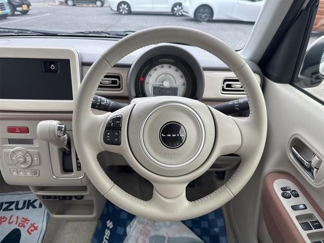 アルトラパン Ｘ　バックカメラ　クリアランスソナー　レーンアシスト　衝突被害軽減システム　オートライト　スマートキー　アイドリングストップ　電動格納ミラー　シートヒーター　ベンチシート　ＣＶＴ　ＡＢＳ（6枚目）