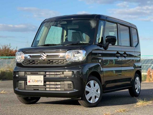 スペーシア ハイブリッドＸ　届出済未使用車　禁煙車　両側電動スライドドア　スマートキー　アイドリングストップ　電動格納ミラー　シートヒーター　ベンチシート　ＣＶＴ　ＥＳＣ　オットマン（5枚目）