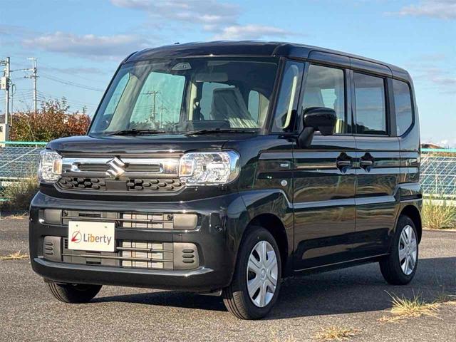 スペーシア ハイブリッドＸ　届出済未使用車　禁煙車　両側電動スライドドア　スマートキー　アイドリングストップ　電動格納ミラー　シートヒーター　ベンチシート　ＣＶＴ　ＥＳＣ　オットマン（6枚目）