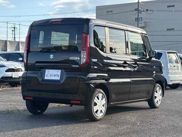 スペーシア ハイブリッドＸ　届出済未使用車　禁煙車　両側電動スライドドア　スマートキー　アイドリングストップ　電動格納ミラー　シートヒーター　ベンチシート　ＣＶＴ　ＥＳＣ　オットマン（12枚目）