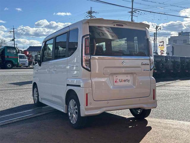 スペーシアカスタム ハイブリッドＧＳ　両側スライド・片側電動　クリアランスソナー　オートライト　スマートキー　アイドリングストップ　電動格納ミラー　シートヒーター　ベンチシート　ＣＶＴ　ＥＳＣ　アルミホイール（8枚目）