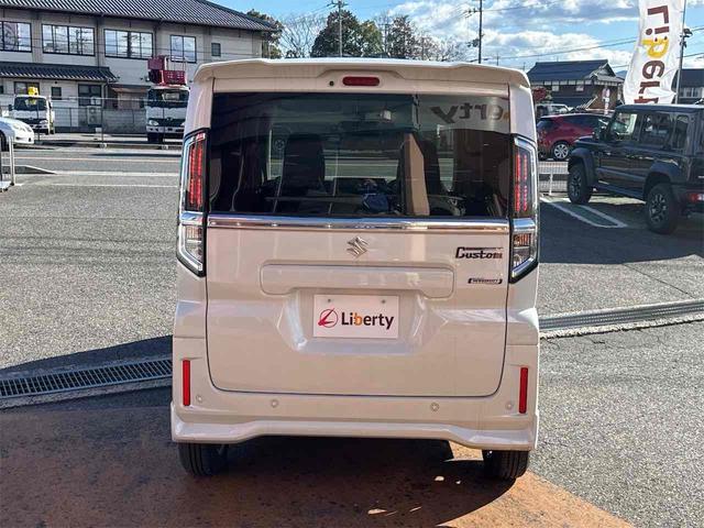 スペーシアカスタム ハイブリッドＧＳ　両側スライド・片側電動　クリアランスソナー　オートライト　スマートキー　アイドリングストップ　電動格納ミラー　シートヒーター　ベンチシート　ＣＶＴ　ＥＳＣ　アルミホイール（9枚目）