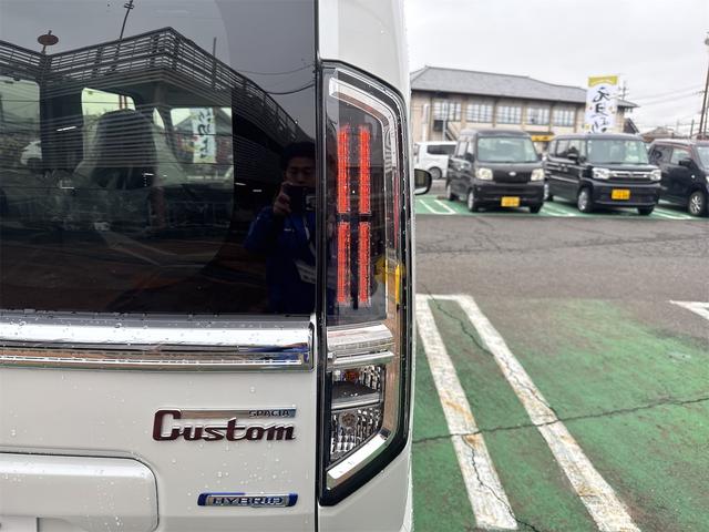 スペーシアカスタム ハイブリッドＸＳ　両側電動スライドドア　クリアランスソナー　オートクルーズコントロール　衝突被害軽減システム　オートライト　スマートキー　アイドリングストップ　電動格納ミラー　シートヒーター　ベンチシート　ＣＶＴ（60枚目）