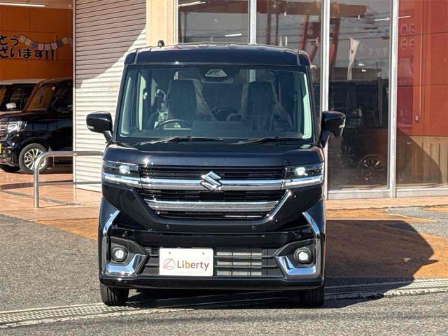 スペーシアカスタム ハイブリッドＧＳ　両側スライド・片側電動　クリアランスソナー　オートクルーズコントロール　レーンアシスト　オートライト　スマートキー　アイドリングストップ　電動格納ミラー　シートヒーター　ベンチシート　ＣＶＴ　ＥＳＣ（15枚目）