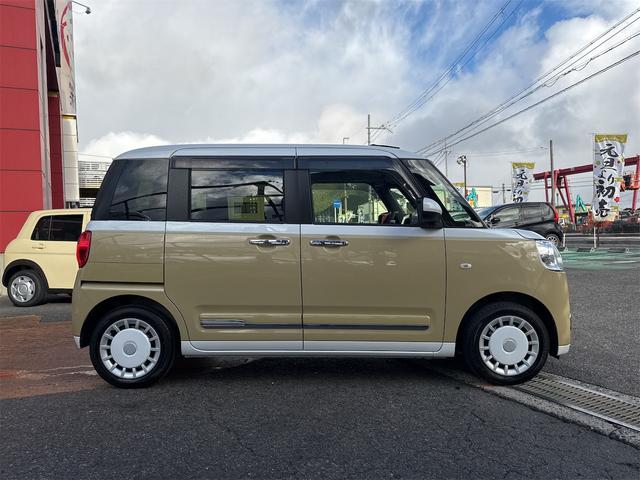 ムーヴキャンバス ストライプスＧ　ディスプレイオーディオ　ＥＴＣ　バックカメラ　両側電動スライドドア　ＴＶ　クリアランスソナー　衝突被害軽減システム　オートライト　スマートキー　電動格納ミラー　シートヒーター　ベンチシート（11枚目）