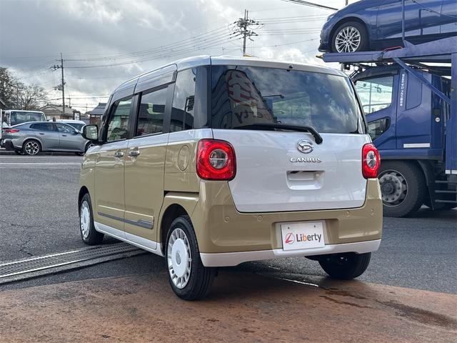 ムーヴキャンバス ストライプスＧ　ディスプレイオーディオ　ＥＴＣ　バックカメラ　両側電動スライドドア　ＴＶ　クリアランスソナー　衝突被害軽減システム　オートライト　スマートキー　電動格納ミラー　シートヒーター　ベンチシート（14枚目）