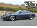 １８０ＳＸ タイプＸ　中期モデル　パープリッシュグレー　ＦＲタワーバー　クスコ車高調　ＷＯＲＫエクイップ０３　マフラー（4枚目）