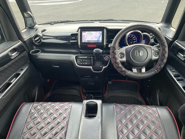 Ｎ－ＢＯＸカスタム Ｇ・ターボパッケージ　両側パワースライド／ナビ＆フルセグ／バックカメラ／ＥＴＣ／ドラレコ／黒革調シートカバー（7枚目）