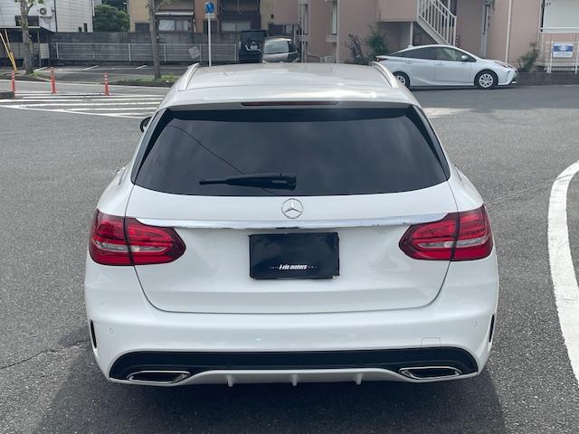 Cクラスステーションワゴン C220d ステーションワゴン スポーツ本革仕様 黒革シート/ナビ&TV/バックカメラ/ETC/ドラレコ/ローダウン/スープラ純正19インチアルミ(12枚目)