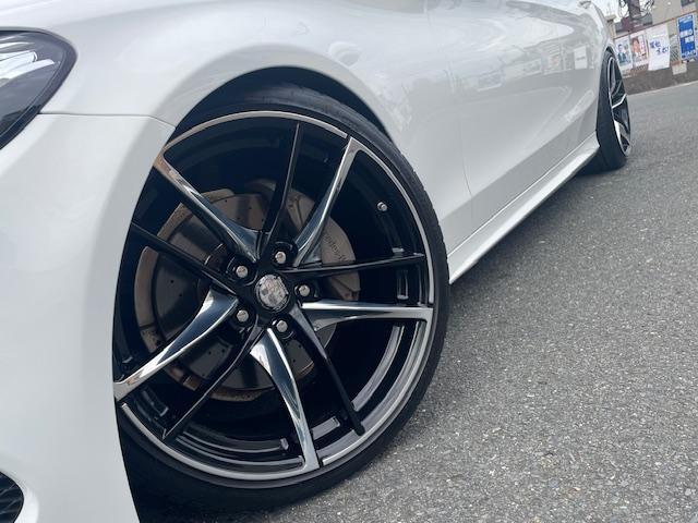 Cクラスステーションワゴン C220d ステーションワゴン スポーツ本革仕様 黒革シート/ナビ&TV/バックカメラ/ETC/ドラレコ/ローダウン/スープラ純正19インチアルミ(22枚目)