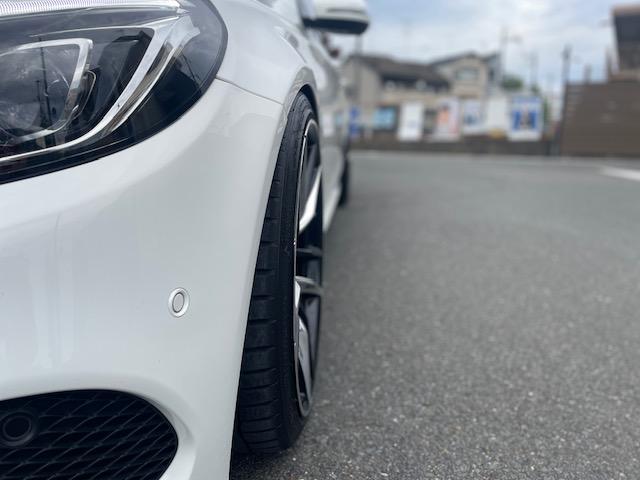 Cクラスステーションワゴン C220d ステーションワゴン スポーツ本革仕様 黒革シート/ナビ&TV/バックカメラ/ETC/ドラレコ/ローダウン/スープラ純正19インチアルミ(25枚目)