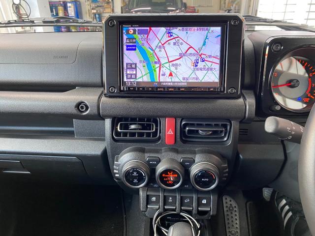 ジムニーシエラ ＪＣ　ｓｕｚｕｋｉ純正ナビ　４ＷＤ　ＥＴＣ　フルセグＴＶ　Ｂｌｕｅｔｏｏｔｈ　デジタルインナーミラー（ドラレコ前後）社外マフラー　１インチリフトアップ（13枚目）