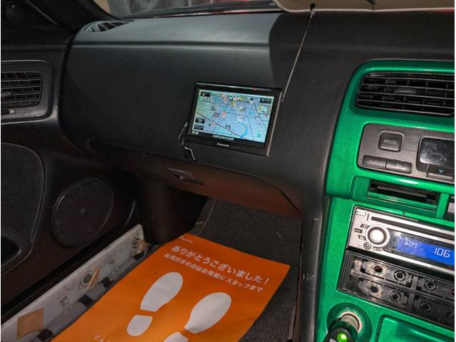 シルビア Ｋ’ｓ　エアロ　５速ＭＴ　電動格納ミラー　ワーク１８インチアルミホイール　エアコン　パワーウィンドウ前後ワイドフェンダー　フルエアロ　強化クラッチ　ターボ　前置インタークーラー　外エアクリ　外マフラー　外ステアリング（67枚目）