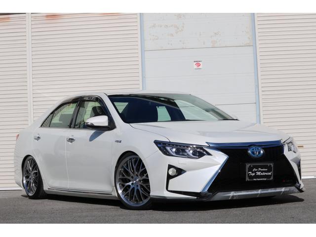 ハイブリッド Gパッケージ 全国保証 スピンドルエアロ 走行3万km台 新品車高調 シーケンシャル(流れる)ウィンカーヘッドライト 新品19アルミ HDDナビ バックカメラ 地デジTV パワーシート スマートキー ETC(12枚目)