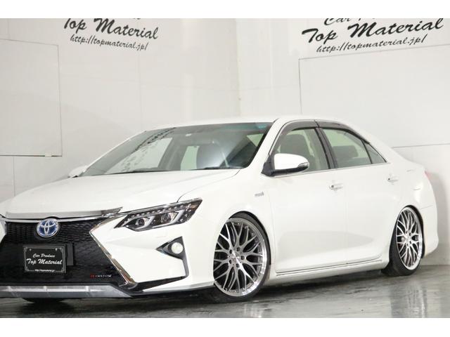 ハイブリッド Gパッケージ 全国保証 スピンドルエアロ 走行3万km台 新品車高調 シーケンシャル(流れる)ウィンカーヘッドライト 新品19アルミ HDDナビ バックカメラ 地デジTV パワーシート スマートキー ETC(48枚目)
