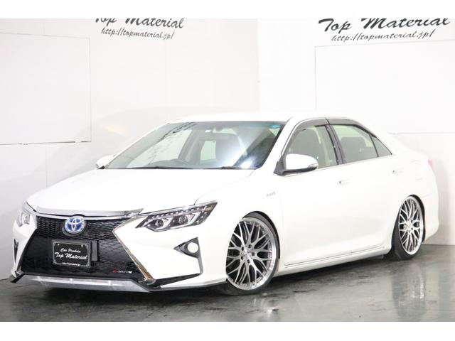 ハイブリッド Gパッケージ 全国保証 スピンドルエアロ 走行3万km台 新品車高調 シーケンシャル(流れる)ウィンカーヘッドライト 新品19アルミ HDDナビ バックカメラ 地デジTV パワーシート スマートキー ETC(75枚目)