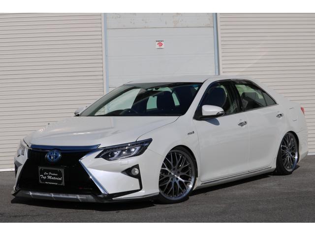 ハイブリッド Gパッケージ 全国保証 スピンドルエアロ 走行3万km台 新品車高調 シーケンシャル(流れる)ウィンカーヘッドライト 新品19アルミ HDDナビ バックカメラ 地デジTV パワーシート スマートキー ETC(80枚目)