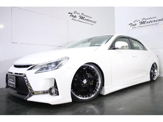 250G Fパッケージ 全国保証 後期 前後G´s仕様 走行2万km台 新品フルタップ車高調 新品19アルミ 新品タイヤ ナビ DVD 地デジTV バックカメラ ETC 4本出しマフラーカッター(15枚目)