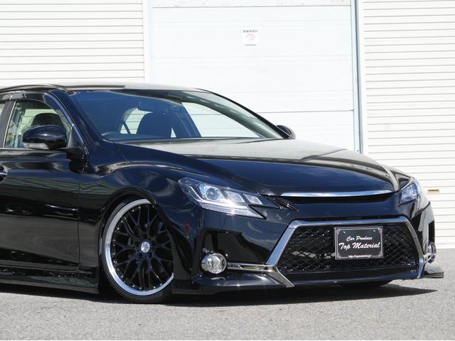 マークX 250G 全国保証 後期 前後G´s仕様 新品車高調 3眼シーケンシャルウィンカーヘッドライト 新品19アルミ 走行2万km台 ドライブレコーダー ナビ 地デジ スマートキー 4本出しマフラーカッター(28枚目)
