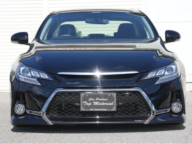 マークX 250G 全国保証 後期 前後G´s仕様 新品車高調 3眼シーケンシャルウィンカーヘッドライト 新品19アルミ 走行2万km台 ドライブレコーダー ナビ 地デジ スマートキー 4本出しマフラーカッター(62枚目)