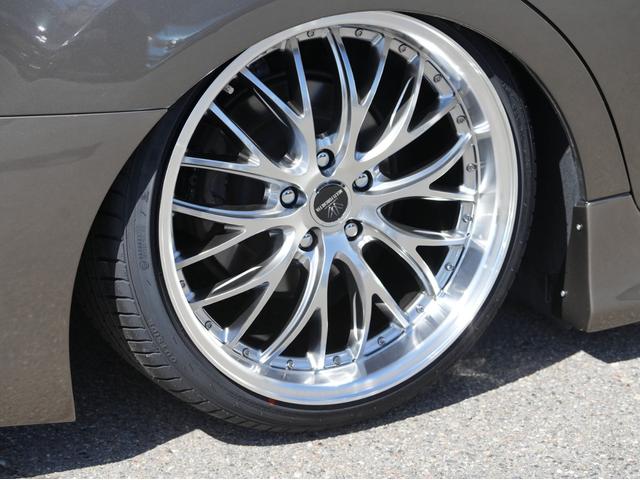 マークX 250G リラックスセレクション 全国保証 前後G´s仕様 新品車高調 3眼シーケンシャルウィンカーヘッドライト 新品19アルミ HDDナビ バックカメラ フルセグ地デジ DVD スマートキー 4本出しマフラーカッター(13枚目)
