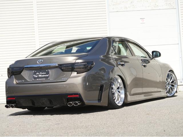 マークX 250G リラックスセレクション 全国保証 前後G´s仕様 新品車高調 3眼シーケンシャルウィンカーヘッドライト 新品19アルミ HDDナビ バックカメラ フルセグ地デジ DVD スマートキー 4本出しマフラーカッター(73枚目)
