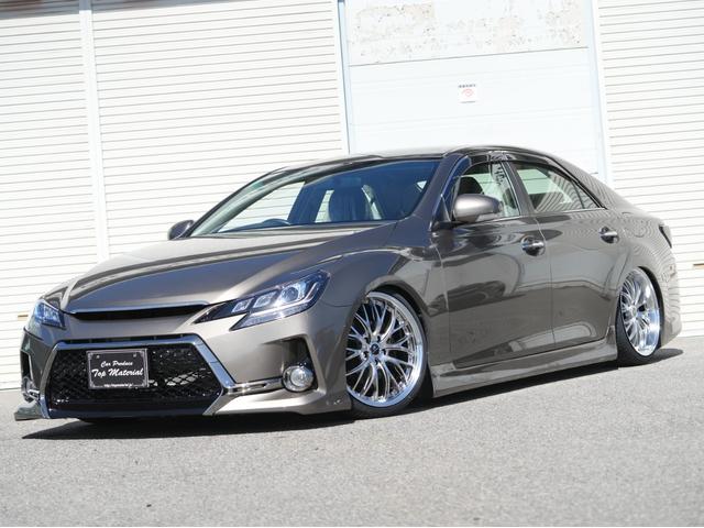 マークX 250G リラックスセレクション 全国保証 前後G´s仕様 新品車高調 3眼シーケンシャルウィンカーヘッドライト 新品19アルミ HDDナビ バックカメラ フルセグ地デジ DVD スマートキー 4本出しマフラーカッター(80枚目)