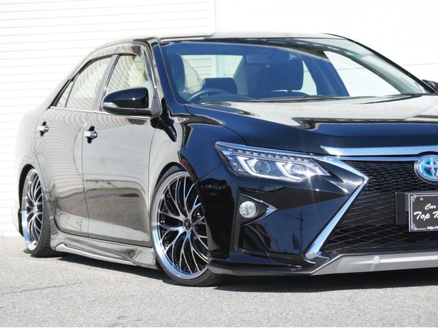 カムリ ハイブリッド Gパッケージ 全国保証 ハイブリッド 後期仕様スピンドルエアロ シーケンシャルウィンカーヘッドライト 新品車高調 新品19アルミ 新品タイヤ ナビ Bluetooth フルセグ地デジ バックカメラ 走行3万km台(24枚目)