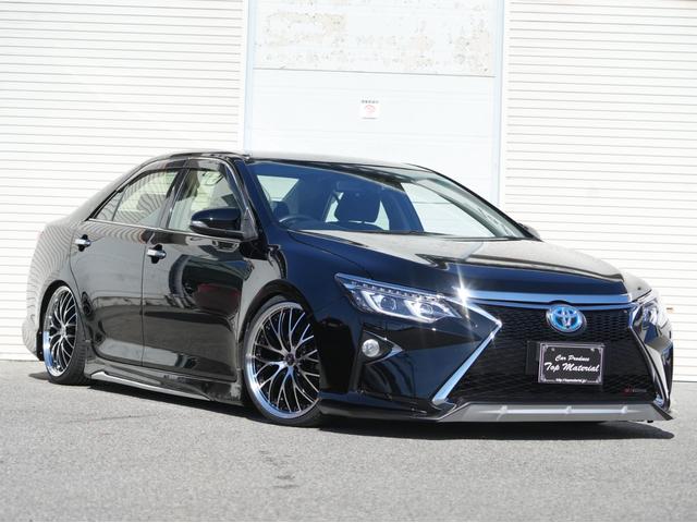 カムリ ハイブリッド Gパッケージ 全国保証 ハイブリッド 後期仕様スピンドルエアロ シーケンシャルウィンカーヘッドライト 新品車高調 新品19アルミ 新品タイヤ ナビ Bluetooth フルセグ地デジ バックカメラ 走行3万km台(64枚目)