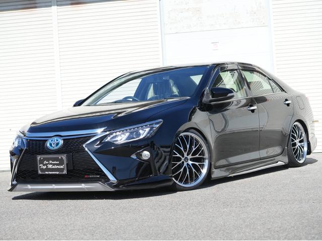 カムリ ハイブリッド Gパッケージ 全国保証 ハイブリッド 後期仕様スピンドルエアロ シーケンシャルウィンカーヘッドライト 新品車高調 新品19アルミ 新品タイヤ ナビ Bluetooth フルセグ地デジ バックカメラ 走行3万km台(67枚目)