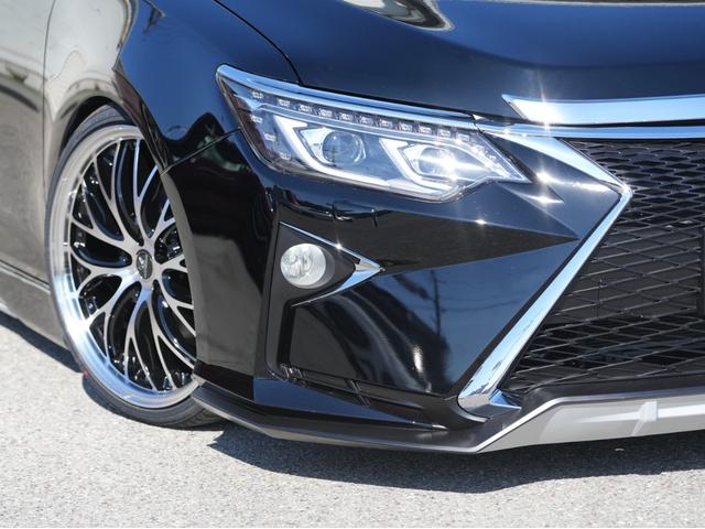 カムリ ハイブリッド Gパッケージ 全国保証 ハイブリッド 後期仕様スピンドルエアロ シーケンシャルウィンカーヘッドライト 新品車高調 新品19アルミ 新品タイヤ ナビ Bluetooth フルセグ地デジ バックカメラ 走行3万km台(73枚目)