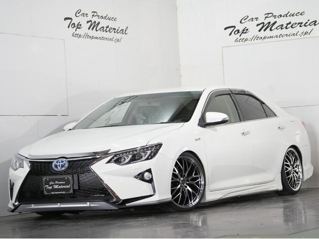 カムリ ハイブリッド　Ｇパッケージ　全国保証　ハイブリッド　後期仕様スピンドルエアロ　シーケンシャルウィンカーヘッドライト　新品車高調　新品１９アルミ　新品タイヤ　ナビ　地デジ　フルセグ地デジ　ＥＴＣ　走行６万ｋｍ台（67枚目）