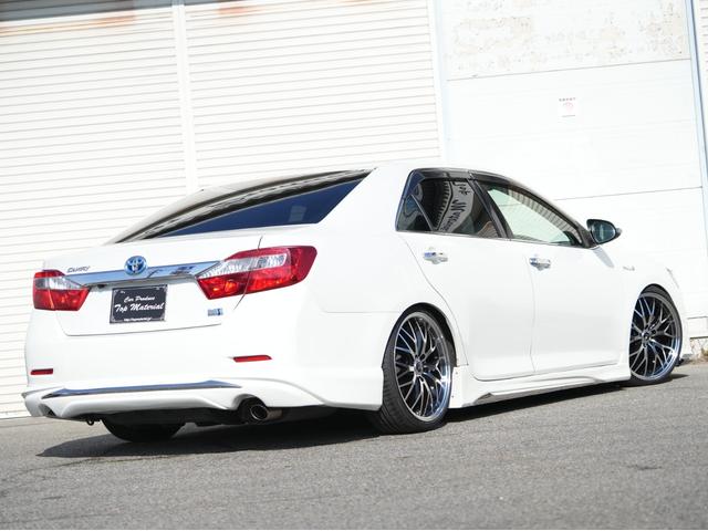 カムリ ハイブリッド　Ｇパッケージ　全国保証　ハイブリッド　後期仕様スピンドルエアロ　シーケンシャルウィンカーヘッドライト　新品車高調　新品１９アルミ　新品タイヤ　ナビ　地デジ　フルセグ地デジ　ＥＴＣ　走行６万ｋｍ台（77枚目）