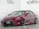 250G 全国保証 後期 純正レッドメタリック 前後G´s仕様 新品車高調 3眼シーケンシャルウィンカーヘッドライト 新品19アルミ 走行4万km ナビ 地デジ スマートキー 4本出しマフラーカッター(35枚目)
