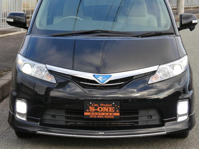 エスティマハイブリッド Ｘ　モデリスタエアロ／両側パワースライド／リアフリップダウンモニター／クルーズコントロール／フルセグＴＶ／ＥＴＣ／ＨＩＤ／プッシュスタート／７人乗り／４ＷＤ／ハイブリット（5枚目）