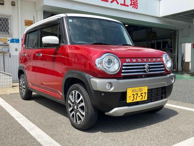 ハスラー ＪスタイルＩＩ　全周囲カメラ　ナビ　ＴＶ　クリアランスソナー　レーンアシスト　衝突被害軽減システム　オートライト　ＨＩＤ　スマートキー　アイドリングストップ　電動格納ミラー　シートヒーター　ベンチシート　ＣＶＴ（17枚目）