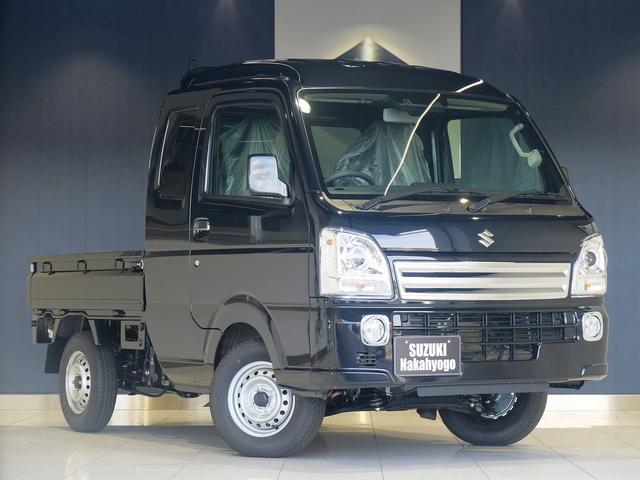 スーパーキャリイ スズキ ｘ 届出済未使用車 ４ｗｄ ５速ミッション ｌｅｄヘッドオートライト フォグ スズキセーフティサポート キーレス デフロック 三方開 荷台灯 アングルポスト アングルポストプロテクター ゲートチェーンの中古車詳細 中古車検索ならkurutown