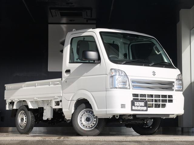 キャリイトラック ＫＣエアコン・パワステ　新車未登録車両／４ＷＤ／スズキセフティサポート／ヒルホールドコントロール／オートライト／アイドリングストップ／キーレスエントリー／３方開（44枚目）