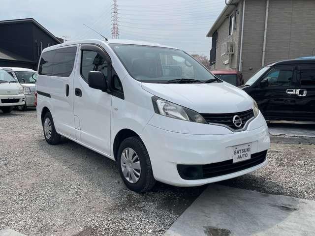 NV200バネットバン GX メモリーナビ ワンセグTV CD 電動ミラー キーレスエントリー エアコン パワステ パワーウインドウ プライバシーガラス 運転席エアバッグ ABS 取説 後席両側スライドドア(3枚目)