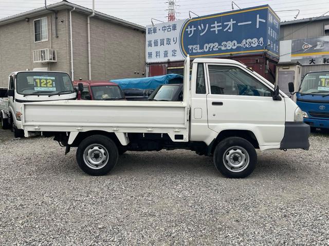 タウンエーストラック シングルジャストローDX スチールデッキ 三方開 4WD コラム5速MT ABS 運転席エアバッグ エアコン パワステ ETC 3人乗り 取説 メンテナンスノート(6枚目)