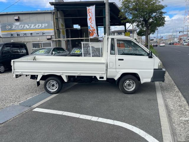 タウンエーストラック SシングルジャストローDX ロングスチールデッキ 三方開 コラム5速MT 1t ABS エアバッグ エアコン パワステ ETC 3人乗り 運転席エアバッグ 取説 保証付き(55枚目)