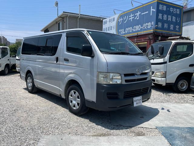 ハイエースバン ロングDX インパネ4速オートマ 運転席&助手席エアバッグ ABS エアコン パワステ パワーウインドウ CD ETC ドライブレコーダー 3人/6人乗り 後席両側スライドドア 取説 スペアキー(55枚目)