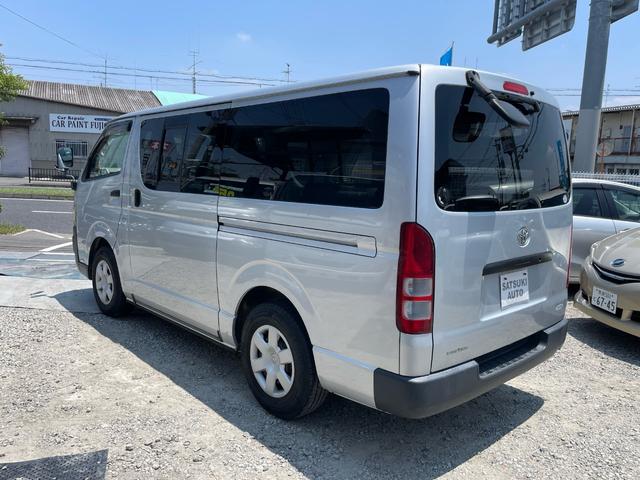 ハイエースバン ロングDX インパネ4速オートマ 運転席&助手席エアバッグ ABS エアコン パワステ パワーウインドウ CD ETC ドライブレコーダー 3人/6人乗り 後席両側スライドドア 取説 スペアキー(61枚目)